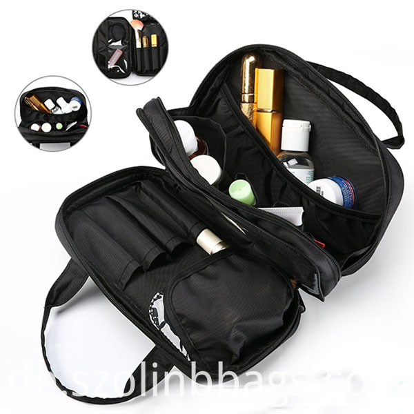 Schwarze Kosmetiktasche Black Cosmetic Bag